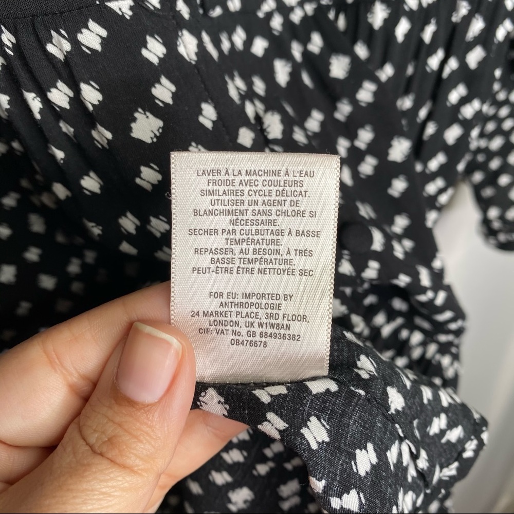 Anthropologie Maeve Lila Tiered Tunic Top - Picture 11 of 15